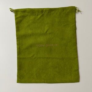 Tory Burch Olive Green Drawstring Dust Bag